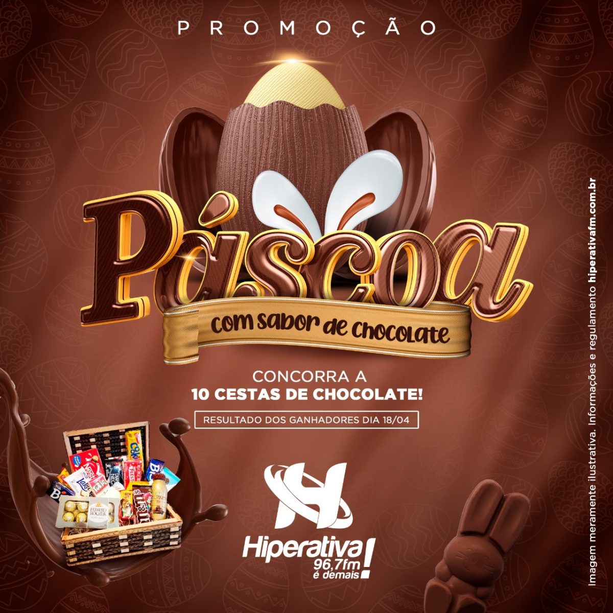 “PÁSCOA COM SABOR DE CHOCOLATE!”