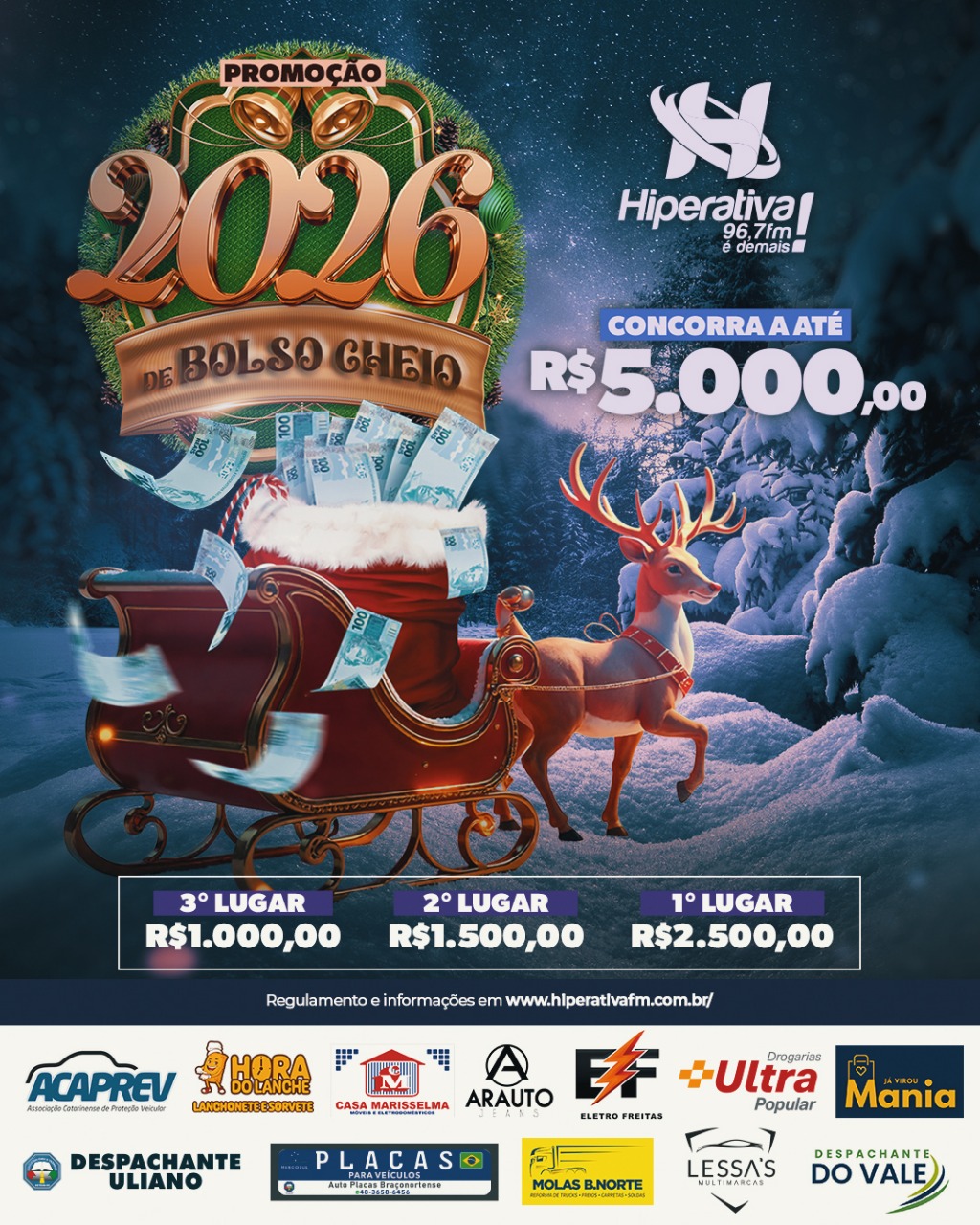 PROMOÇÃO “2026 DE BOLSO CHEIO”